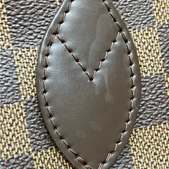 LOUIS VUITTON Brown Damier Neverfull PM Tote Bag - Picture 7 of 9